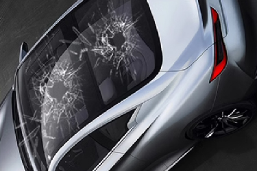 automotive sunroof glass impact