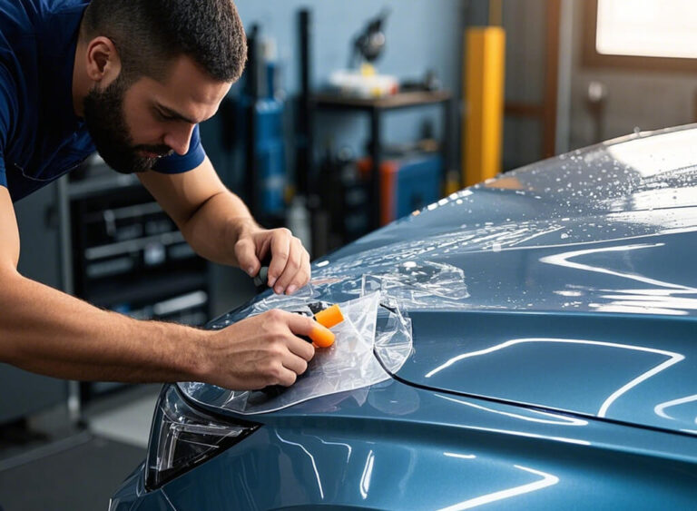Clear bra installation and PPF curing time after application