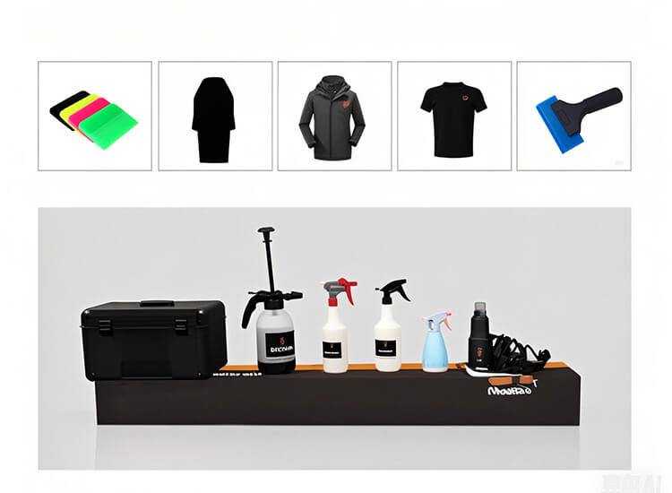PPF installation tools used for labor and quote planning