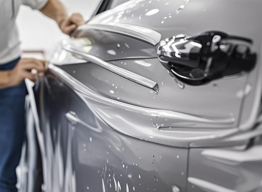 matte paint protection installation 1