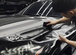 matte paint protection installation2