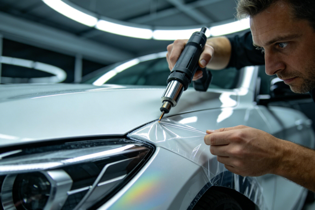 The expertise of professional PPF installation shops is key to achieving perfect PPF results.