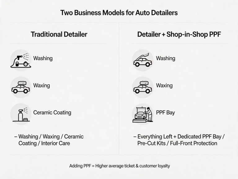 The Rise of “Shop-in-Shop” PPF Services – Supplying to Detailers Expanding Their Offerings