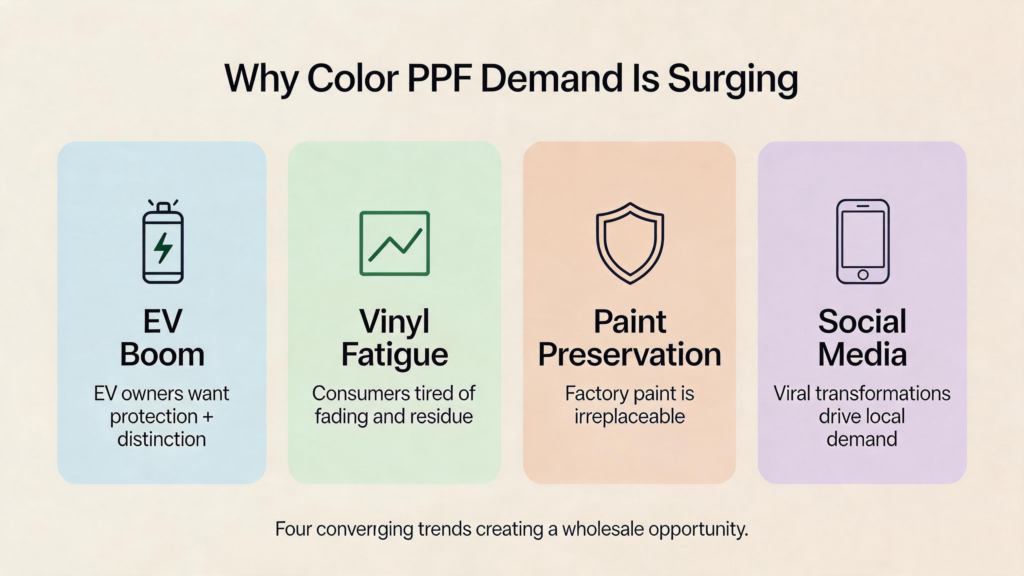 Why Color PPF Demand Is Surging