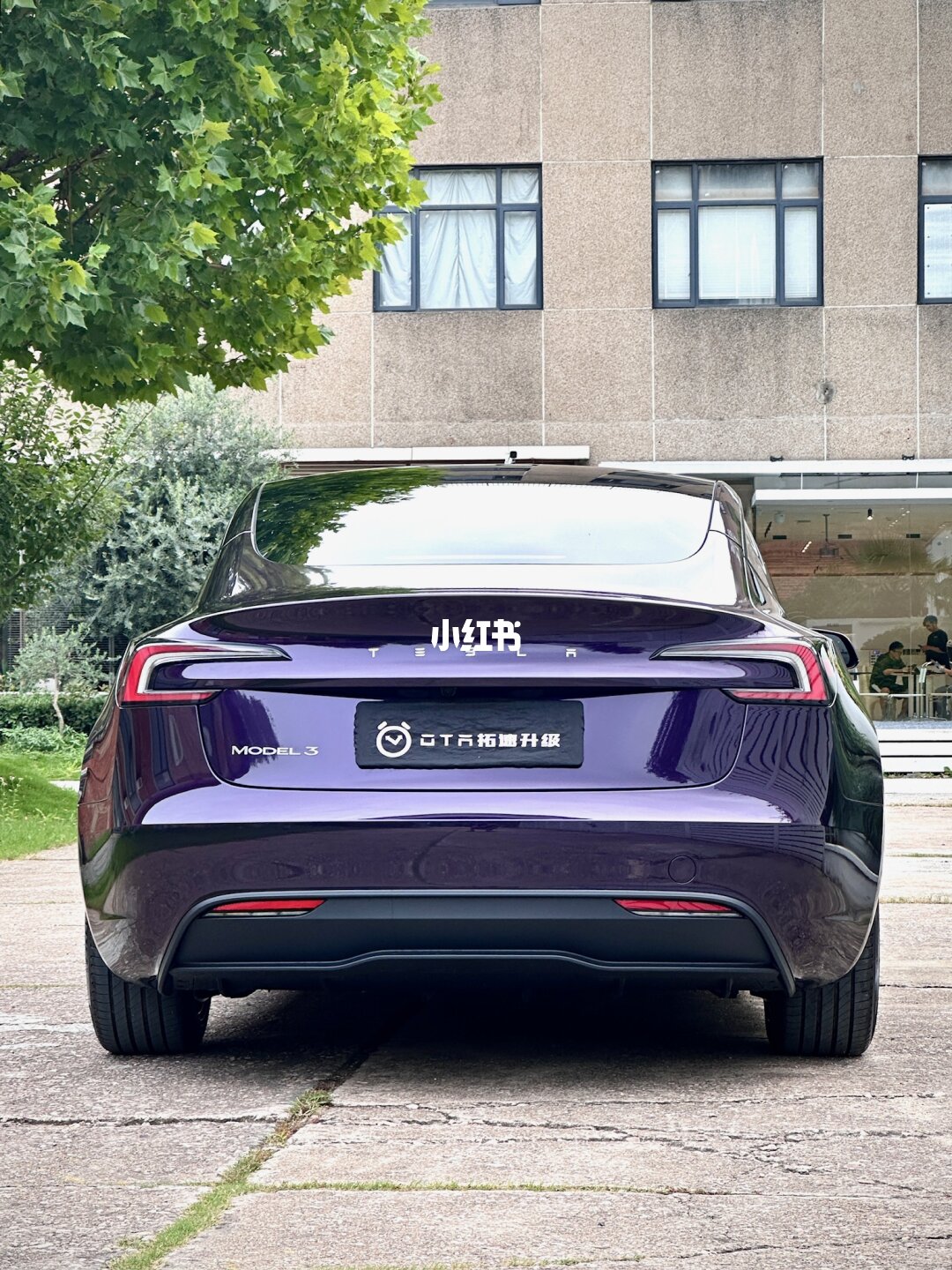 ELOV PPF-CP019 Metal Midnight Purple color PPF application on car - image 3