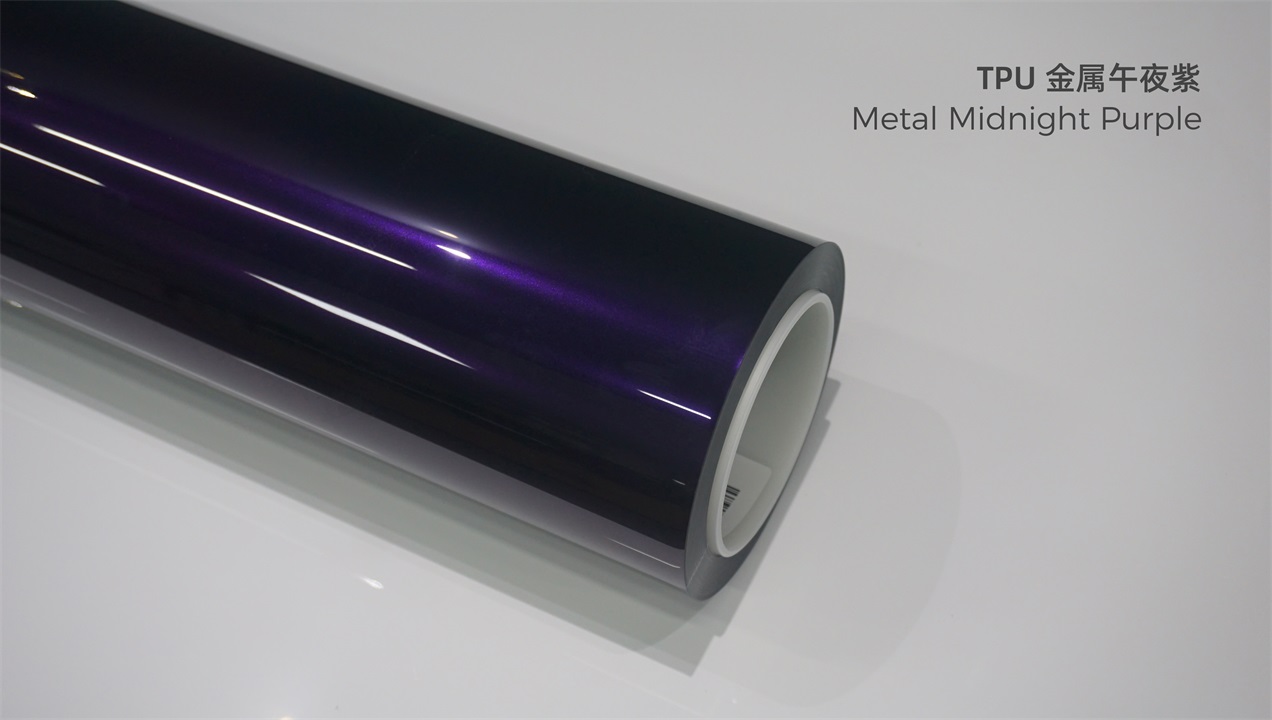 ELOV PPF-CP019 Metal Midnight Purple color paint protection film roll