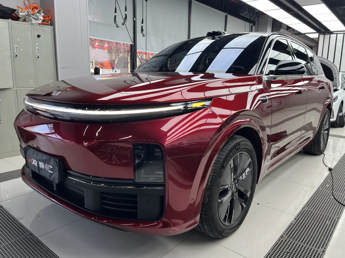 ELOV PPF-CP020 Metallic Dragon's Blood Red color PPF application on car - image 2