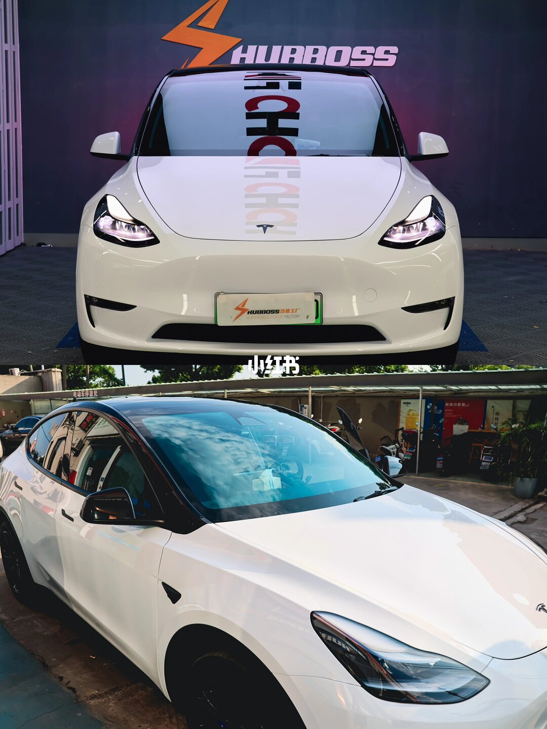 ELOV PPF-CP029 Jade White color PPF application on car - image 1