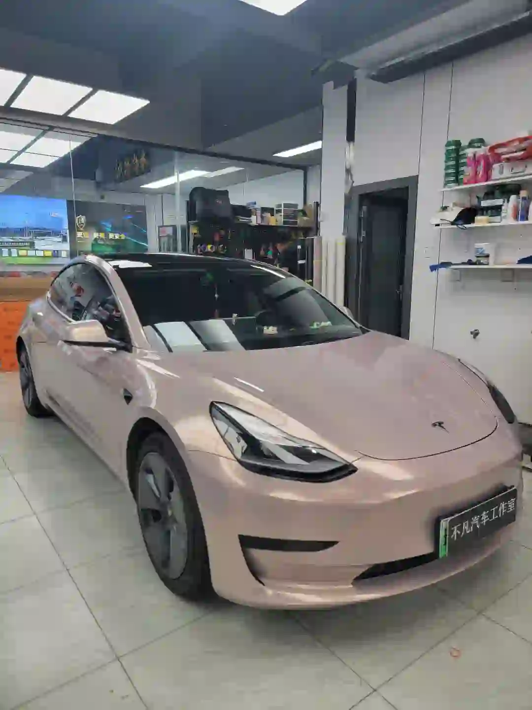 ELOV PPF-CP037 Blush Pearl color PPF application on car - image 1