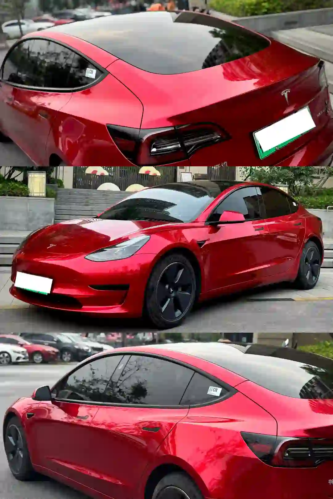 ELOV PPF-CP038 Magic Flame Gold Red color PPF application on car - image 1