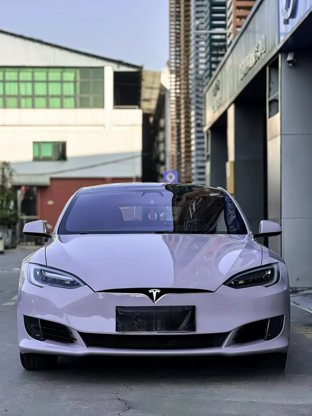 ELOV PPF-CP039 Manta Purple color PPF application on car - image 3