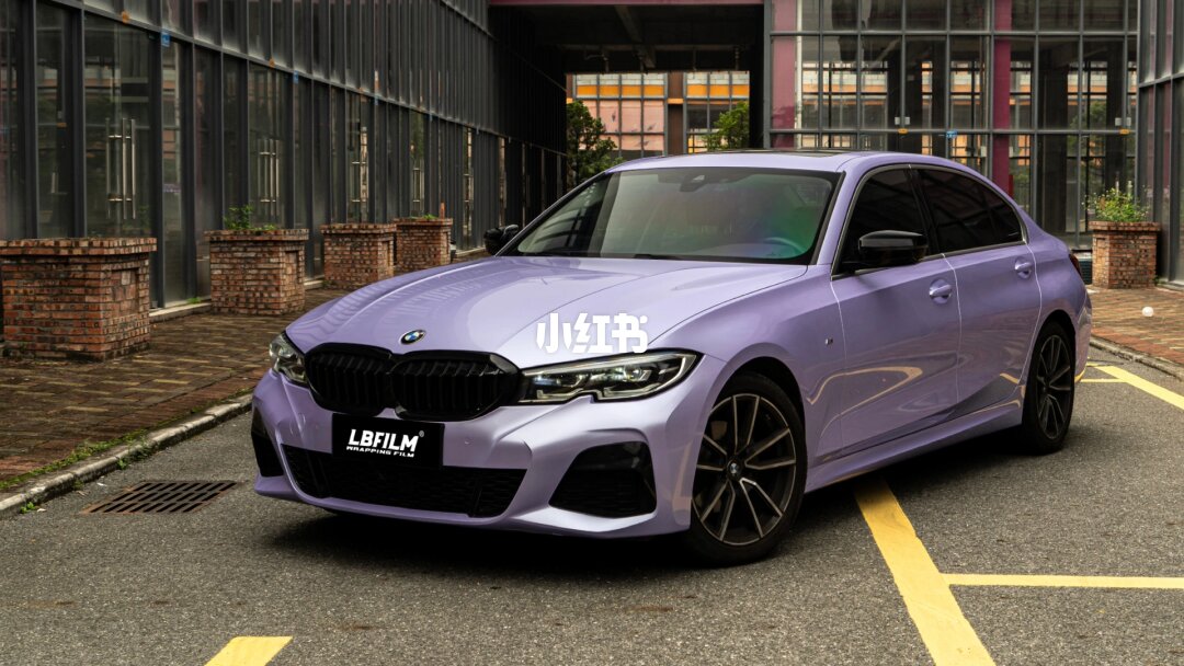 ELOV PPF-CP040 Metallic Paint Star Purple color PPF application on car - image 1