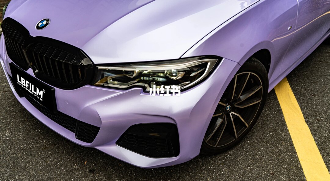 ELOV PPF-CP040 Metallic Paint Star Purple color PPF application on car - image 2