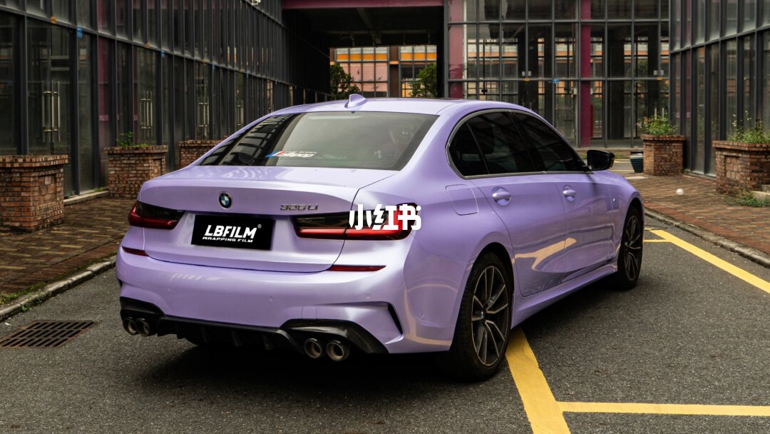 ELOV PPF-CP040 Metallic Paint Star Purple color PPF application on car - image 3