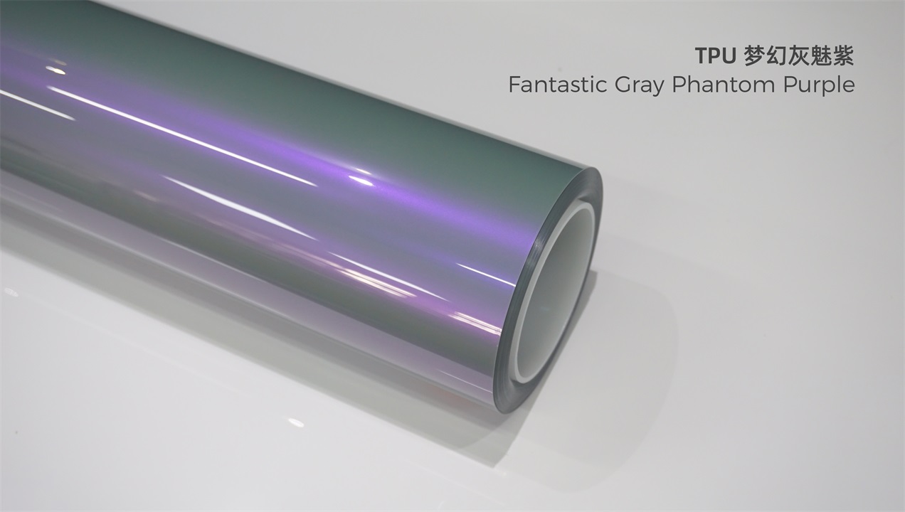 ELOV PPF-CP042 Fantastic Gray Phantom Purple color paint protection film roll