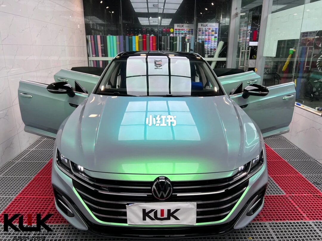 ELOV PPF-CP046 Fantastic Turquoise Gray color PPF application on car - image 2
