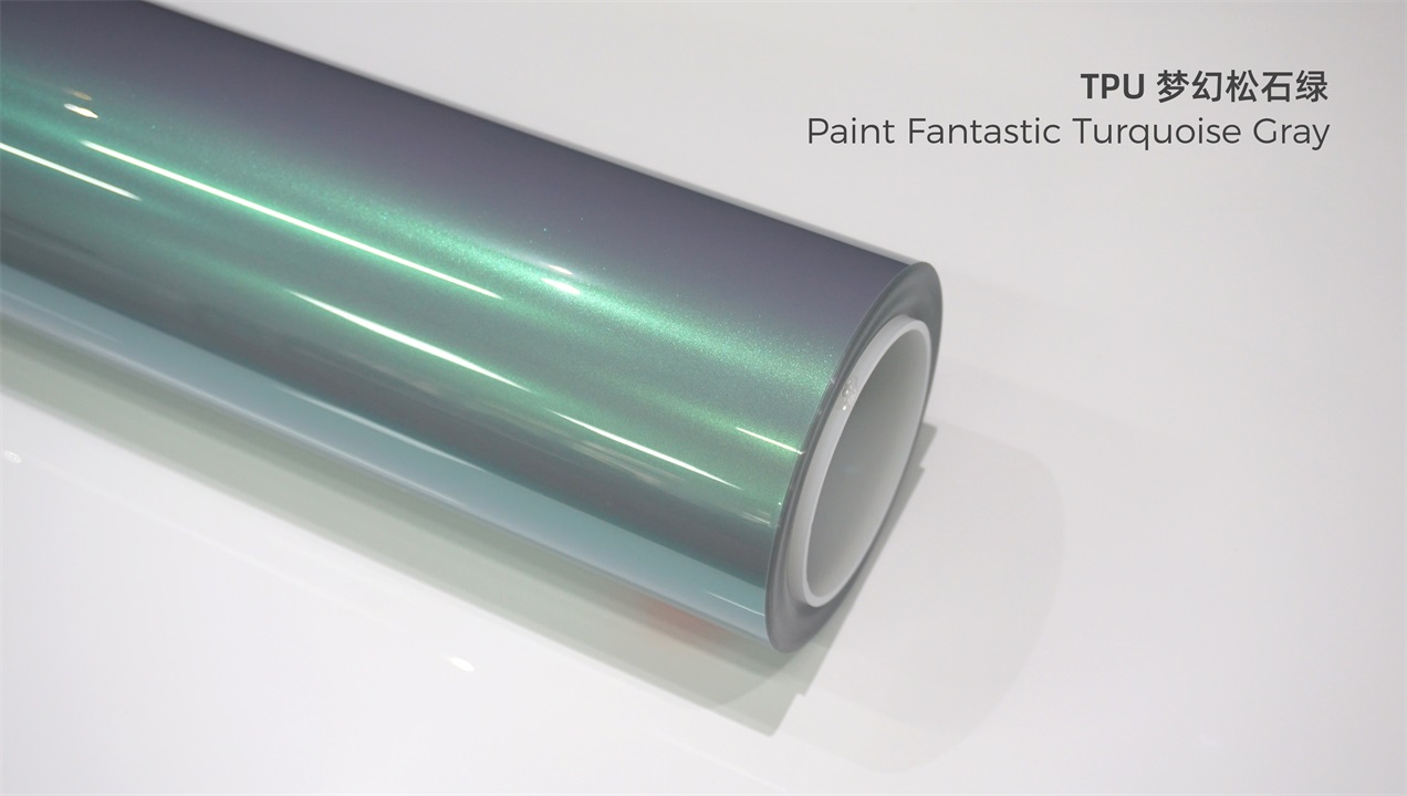 ELOV PPF-CP046 Fantastic Turquoise Gray color paint protection film roll