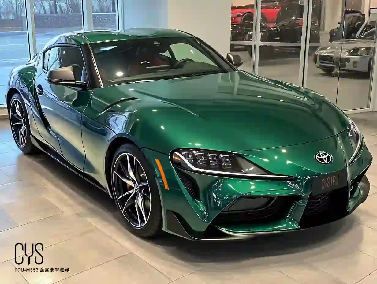 ELOV PPF-CP047 Jade Elegant Green color PPF application on car - image 1
