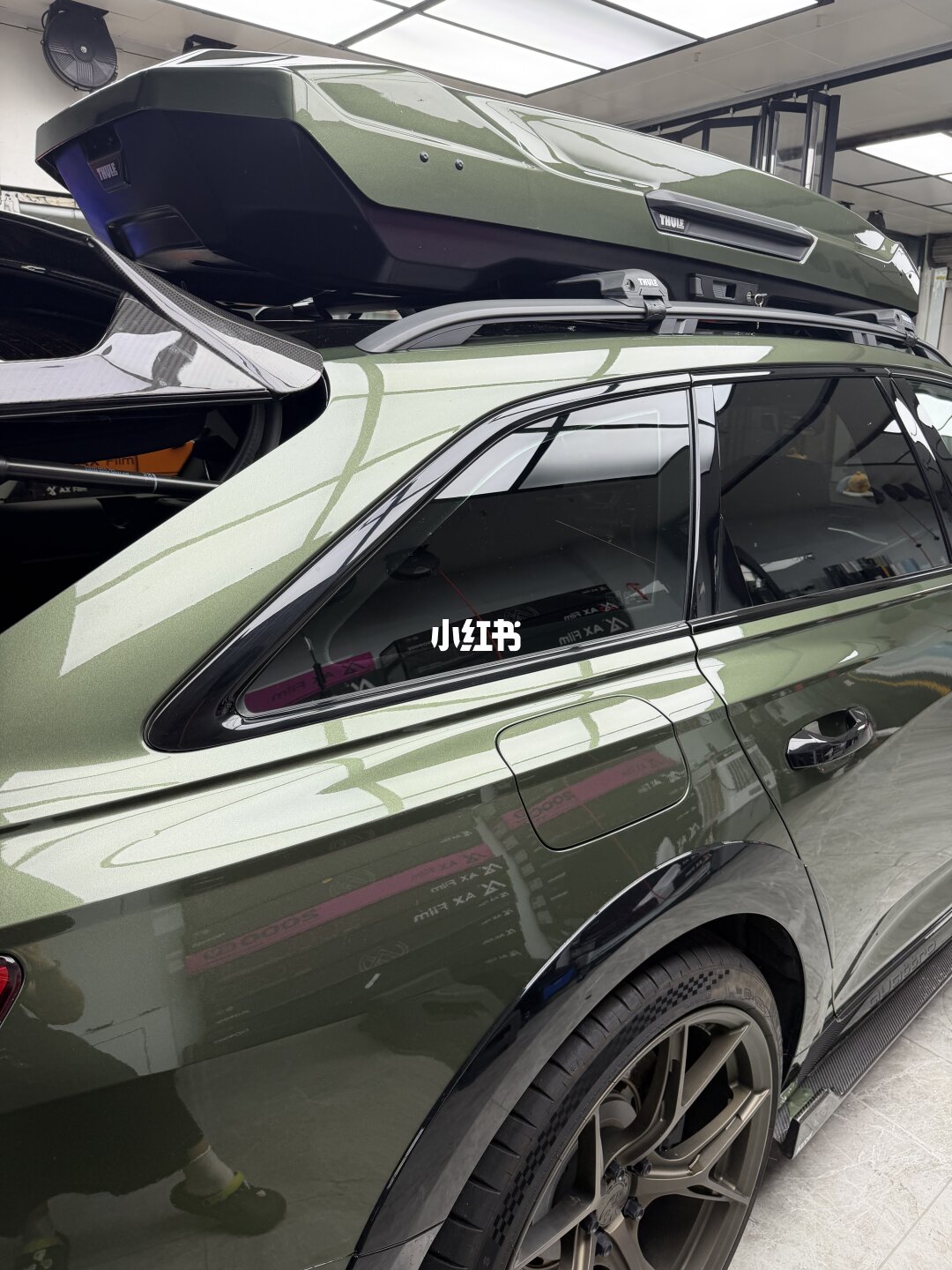 ELOV PPF-CP048 Oak Green color PPF application on car - image 2