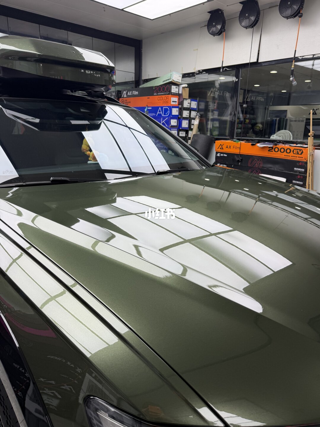 ELOV PPF-CP048 Oak Green color PPF application on car - image 4