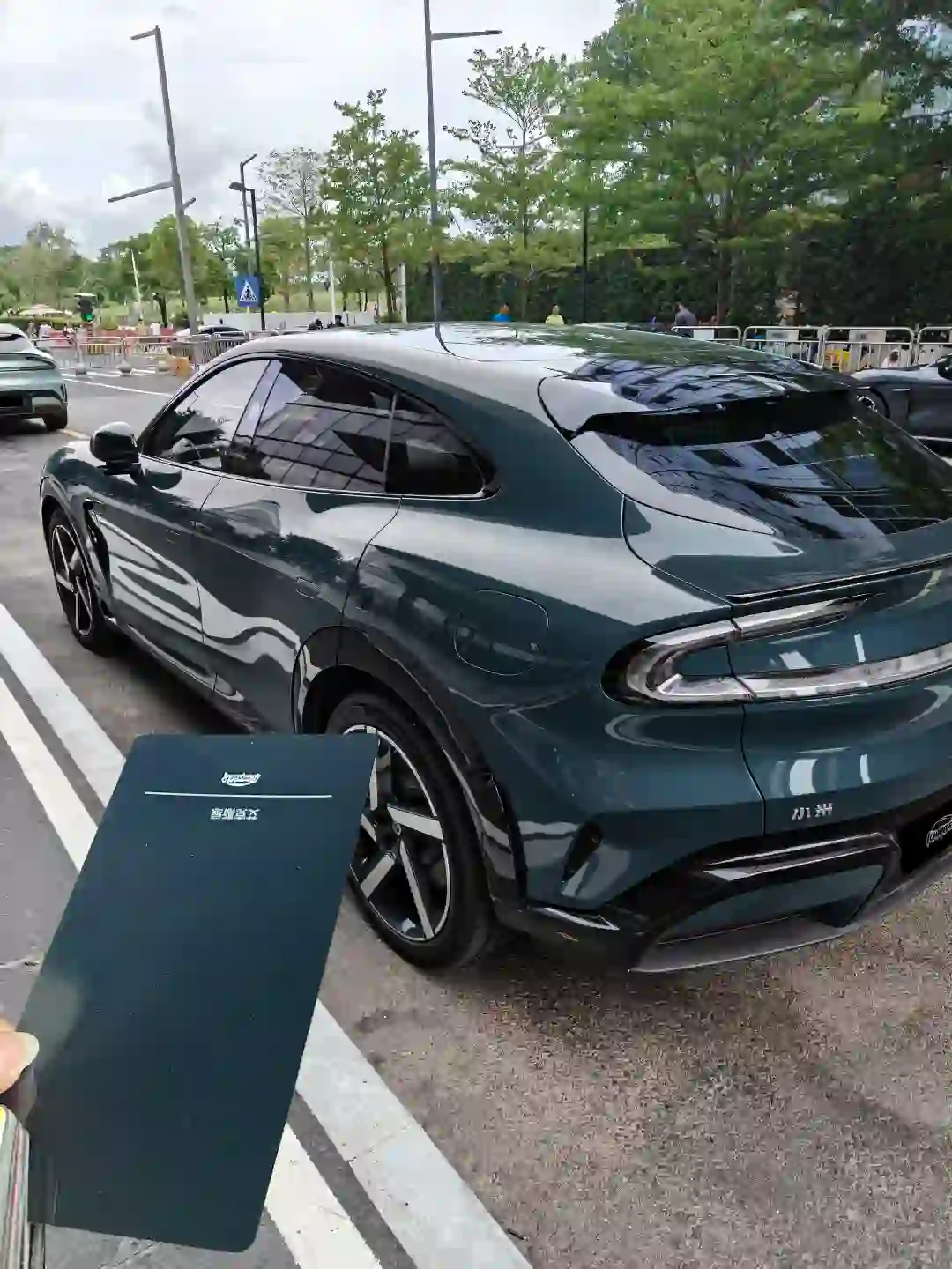 ELOV PPF-CP055 Metallic Montego Blue color PPF application on car - image 1