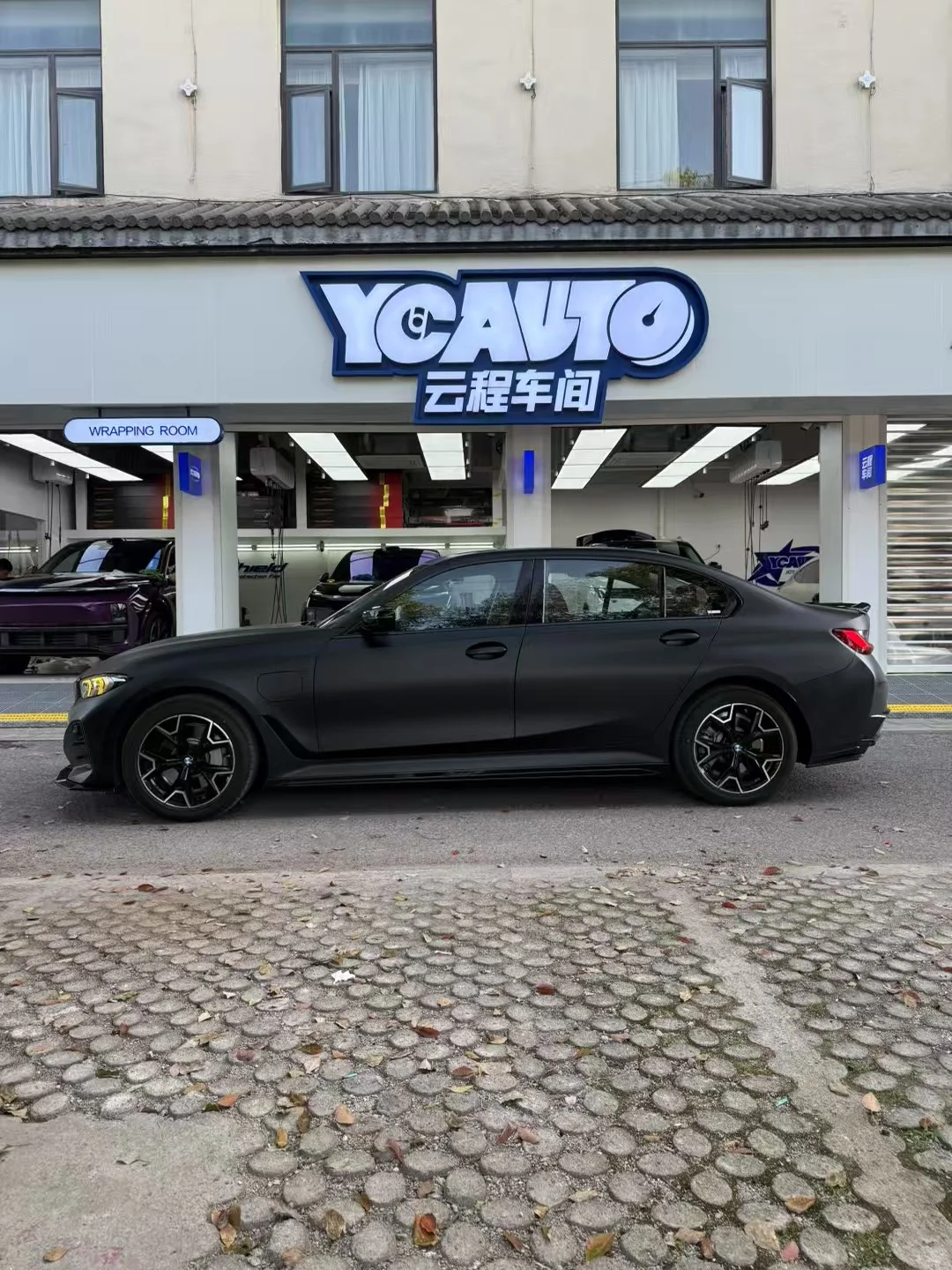 ELOV PPF-CP064 Super Matte Black color PPF application on car - image 2