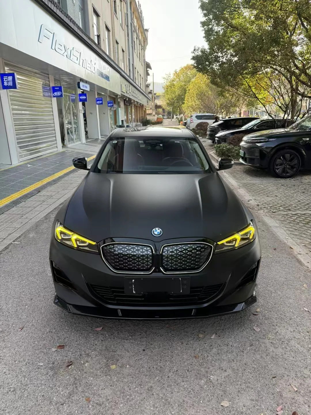 ELOV PPF-CP064 Super Matte Black color PPF application on car - image 3