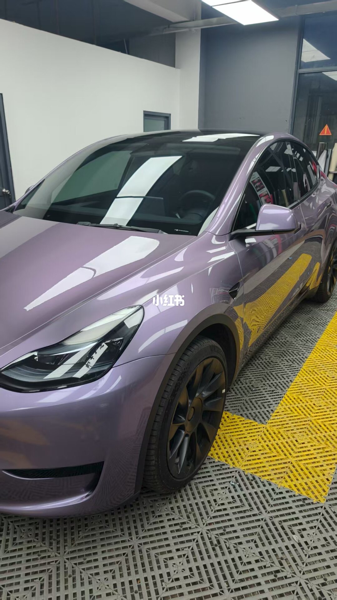 ELOV PPF-CP067 Spirit Mirror Purple color PPF application on car - image 3