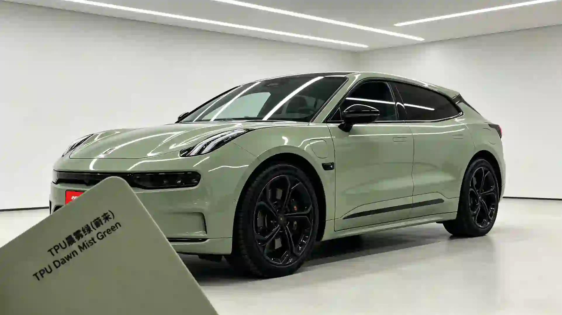 ELOV PPF-CP074 Dawn Mist Green color PPF application on car - image 1