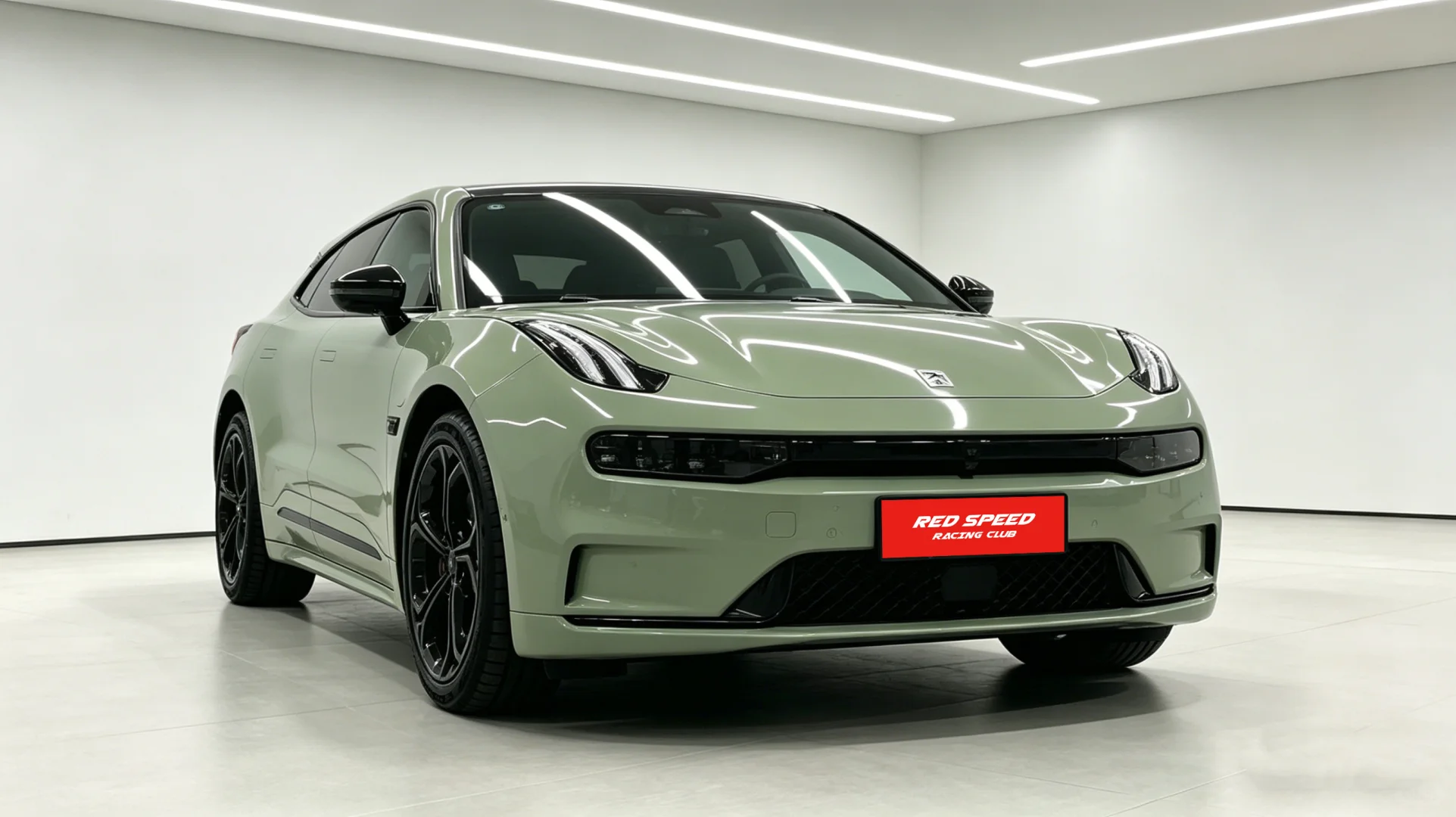 ELOV PPF-CP074 Dawn Mist Green color PPF application on car - image 3