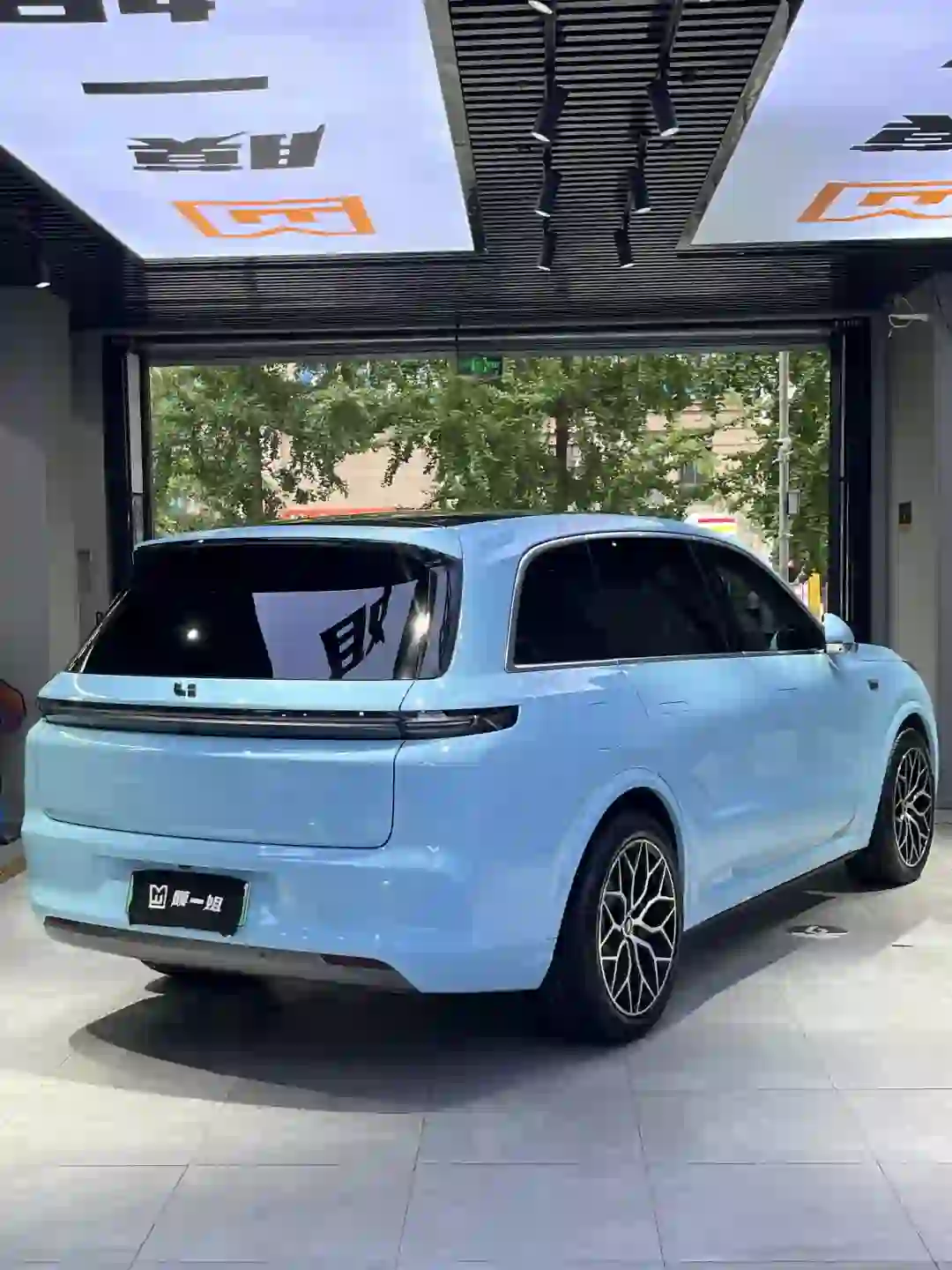 ELOV PPF-CP079 Lossy Sea Breeze Blue color PPF application on car - image 1