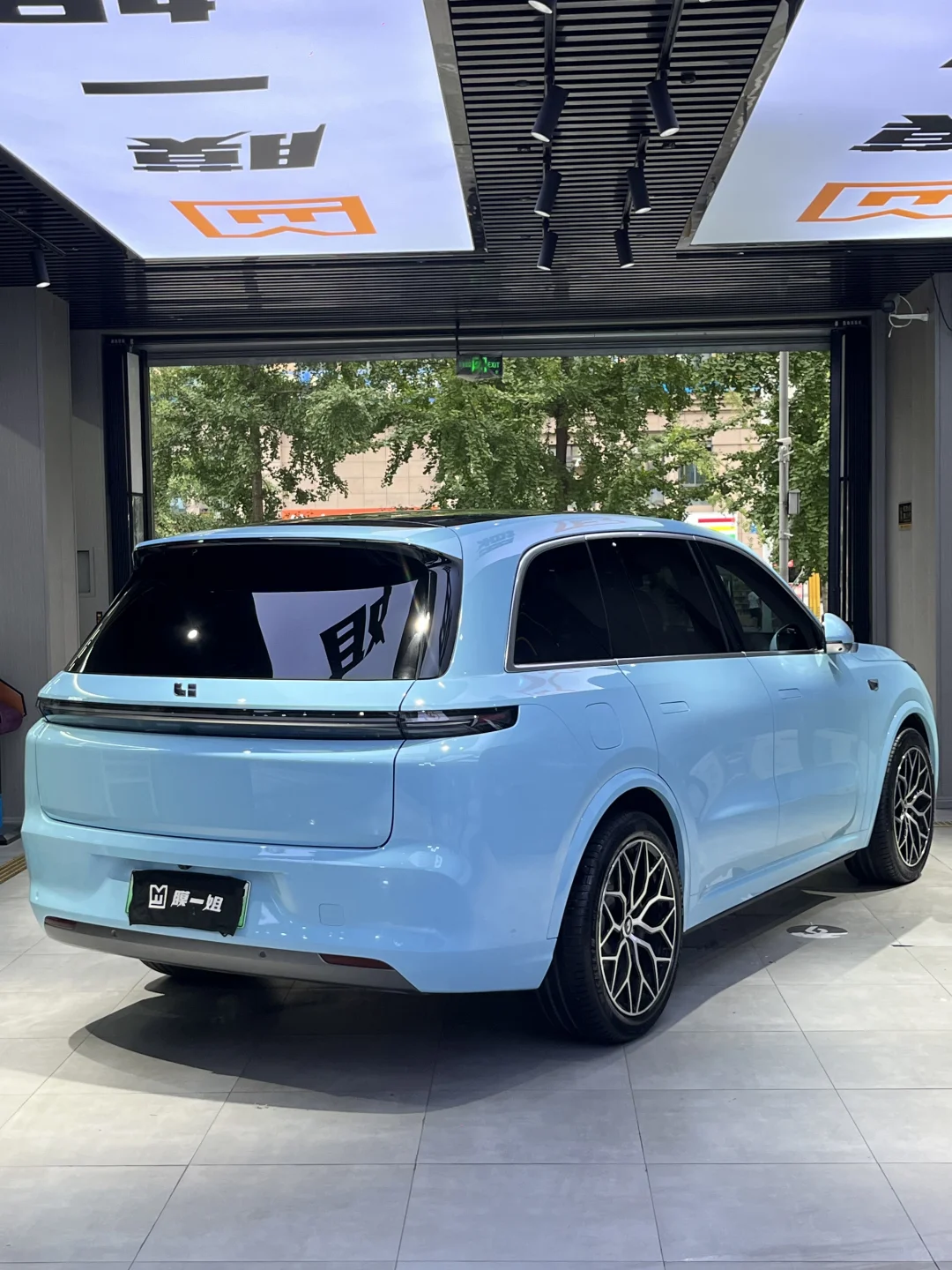 ELOV PPF-CP079 Lossy Sea Breeze Blue color PPF application on car - image 2