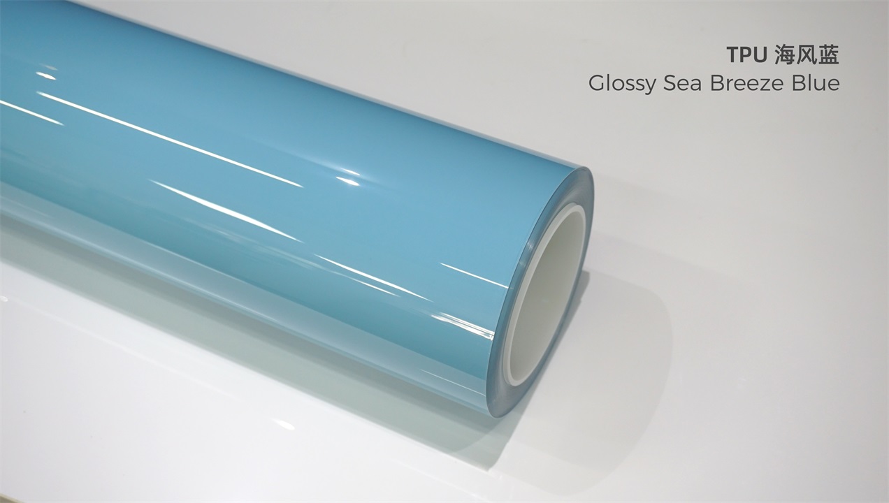 ELOV PPF-CP079 Lossy Sea Breeze Blue color paint protection film roll