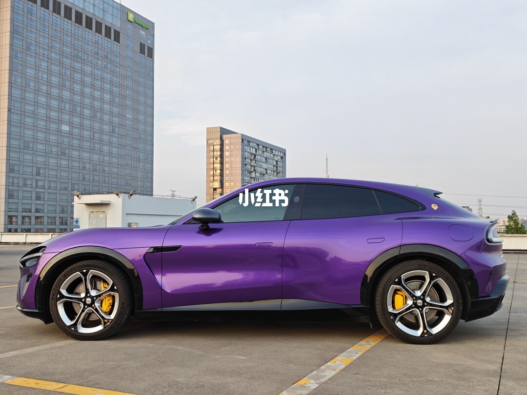 ELOV PPF-CP081 Marvelli Purple color PPF application on car - image 3