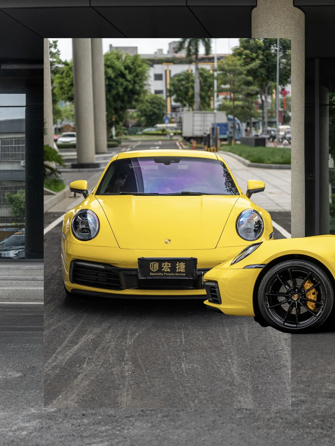ELOV PPF-CP099 Sunflower Yellow color PPF application on car - image 4