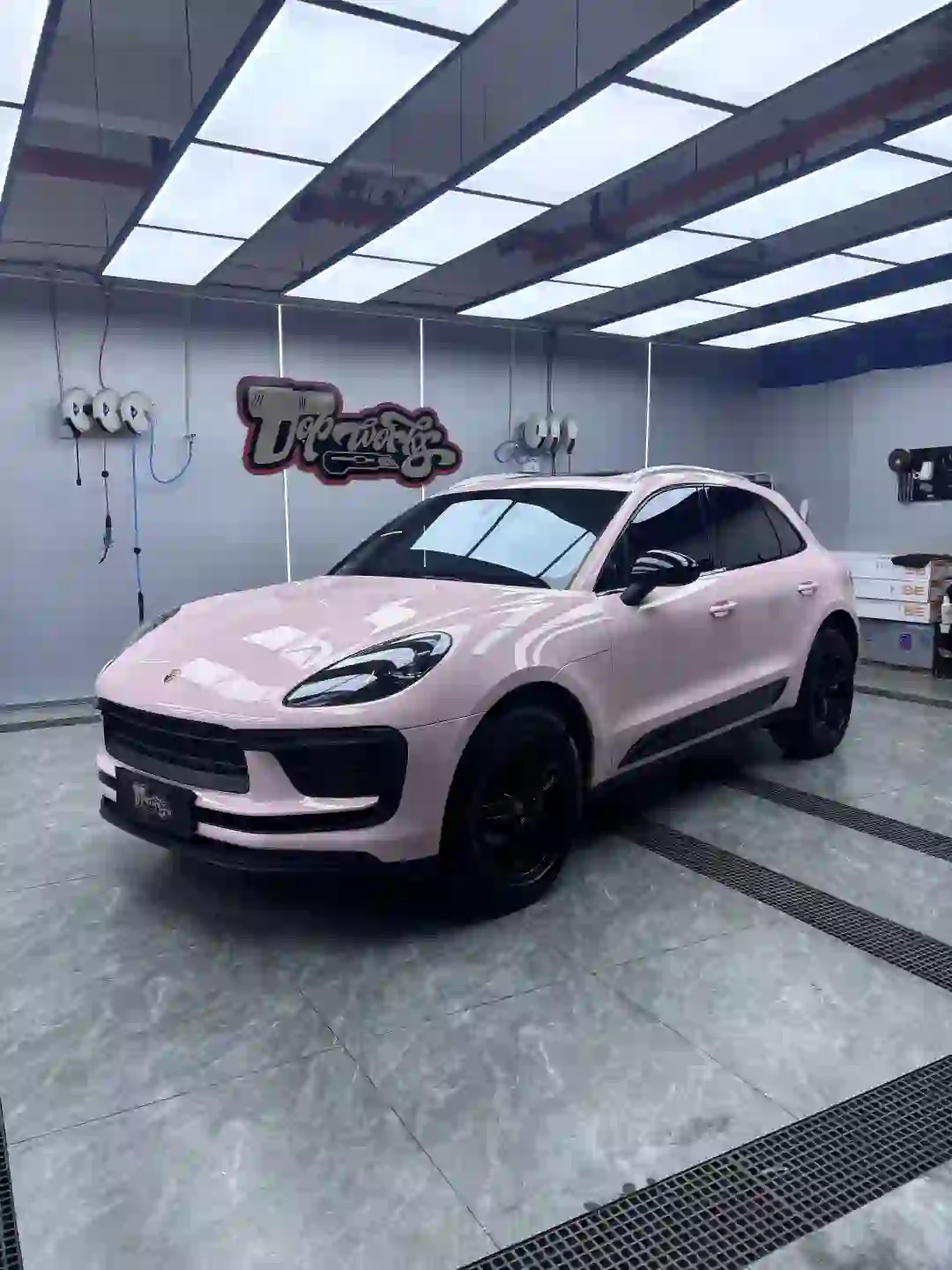 ELOV PPF-CP100 Cherry Pollen color PPF application on car - image 1