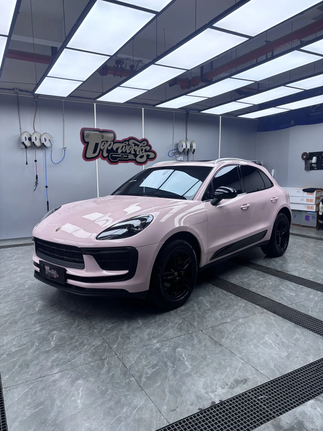 ELOV PPF-CP100 Cherry Pollen color PPF application on car - image 2