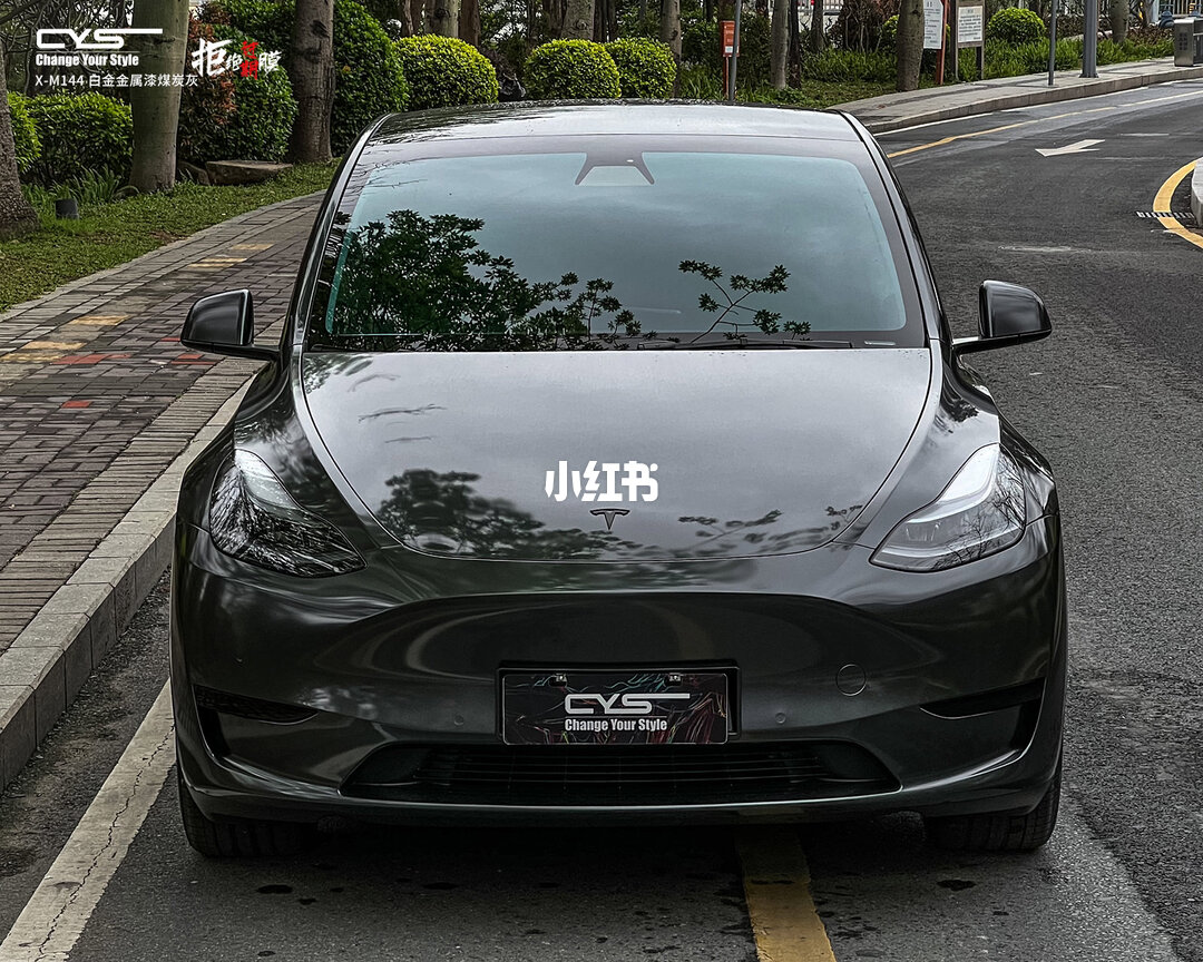 ELOV PPF-CP109 Paint Coal Grey color PPF application on car - image 1