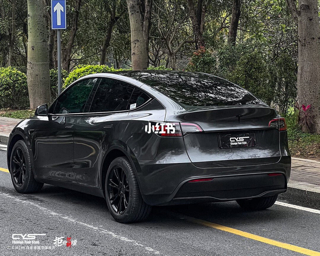 ELOV PPF-CP109 Paint Coal Grey color PPF application on car - image 4