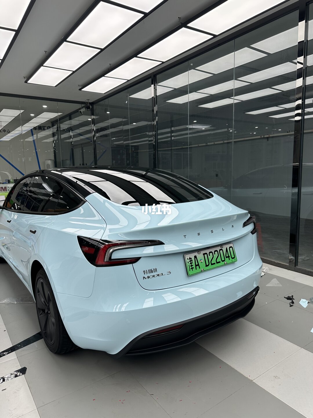 ELOV PPF-CP112 Clacial Blue color PPF application on car - image 2