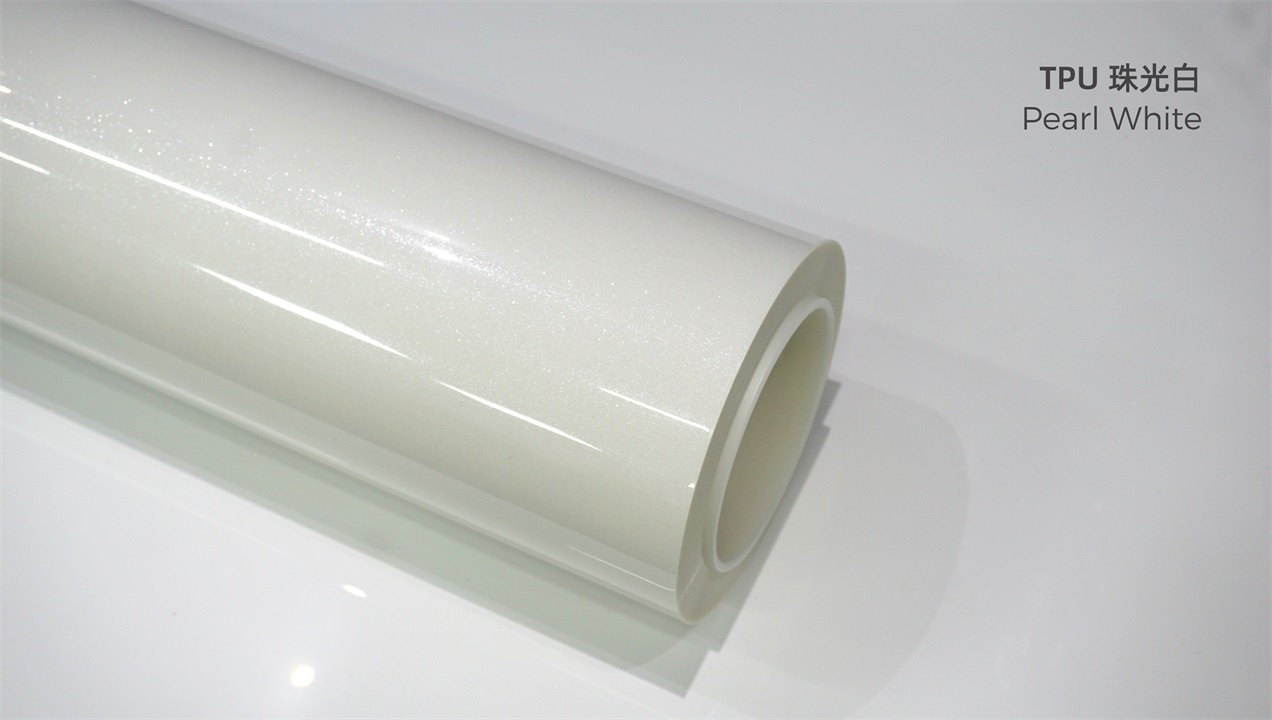ELOV PPF-CP114 Pearl White color paint protection film roll