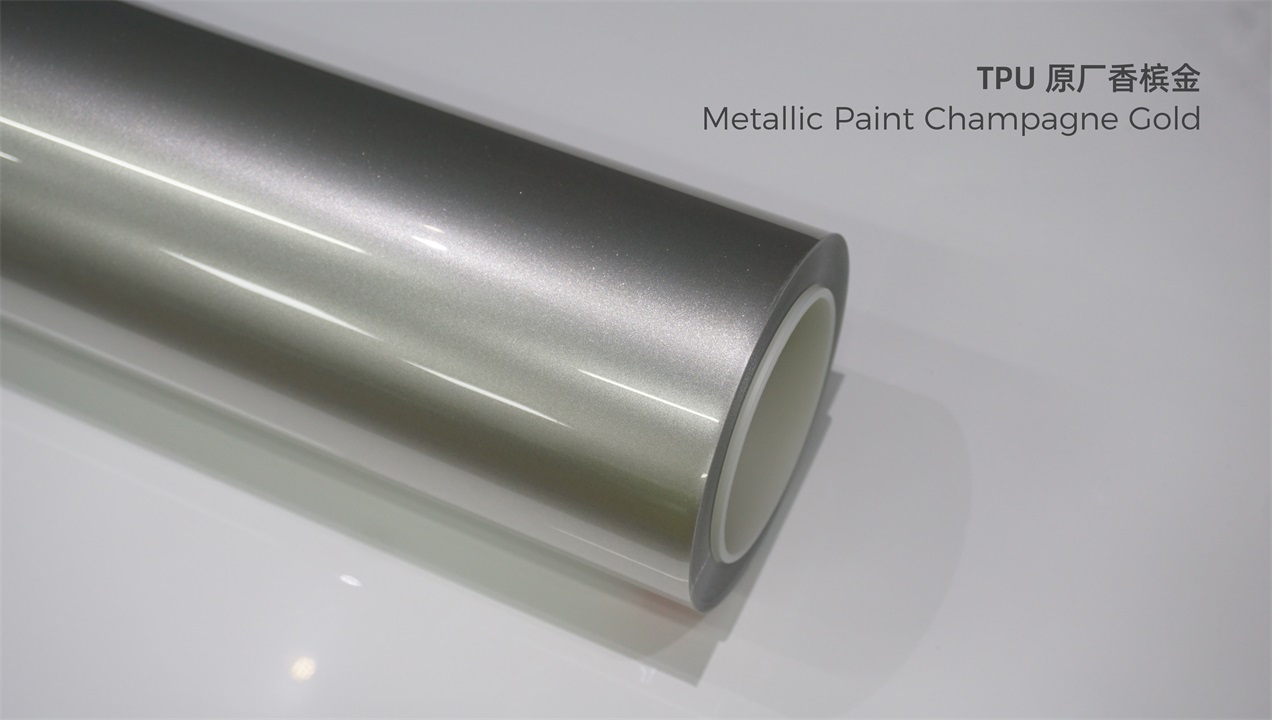 ELOV PPF-CP122 Metallic Paint Champagne Gold color paint protection film roll