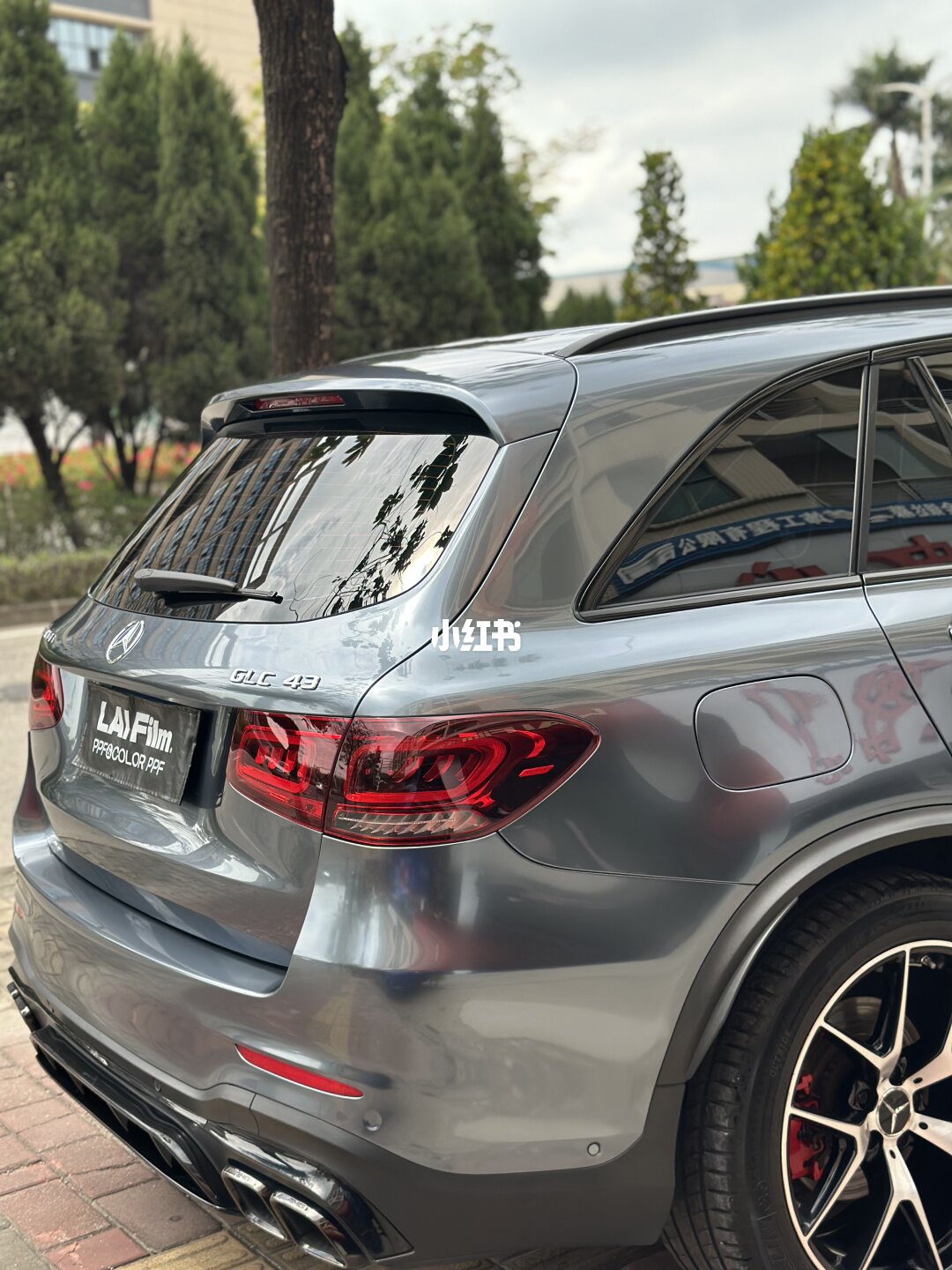 ELOV PPF-CP124 Moonlight Stone Grey color PPF application on car - image 3