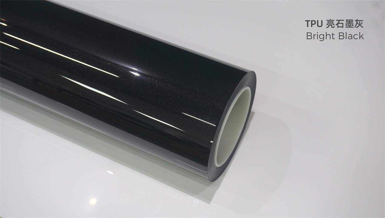 ELOV PPF-CP125 Bright Black color paint protection film roll