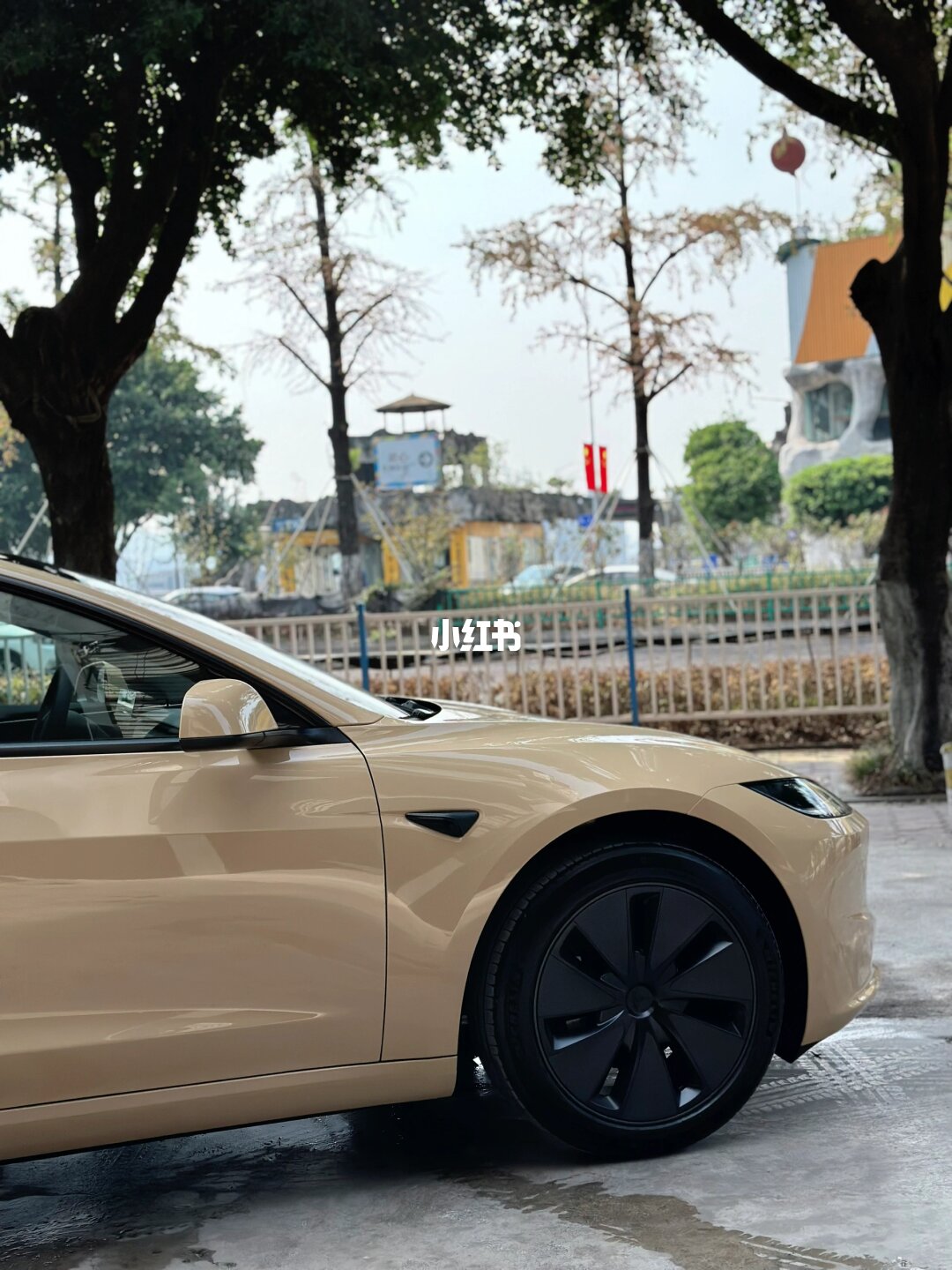 ELOV PPF-CP129 Sahara Yellow color PPF application on car - image 2