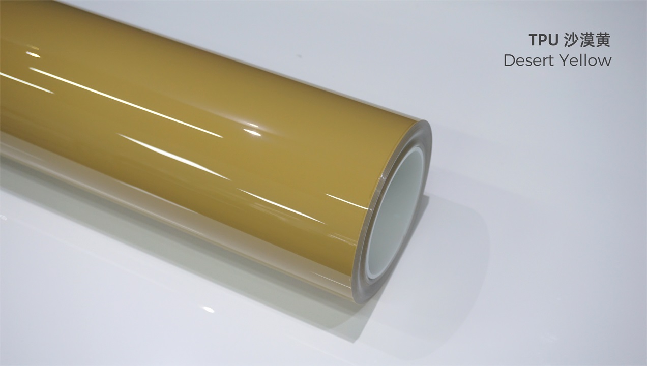 ELOV PPF-CP131 Desert Yellow color paint protection film roll