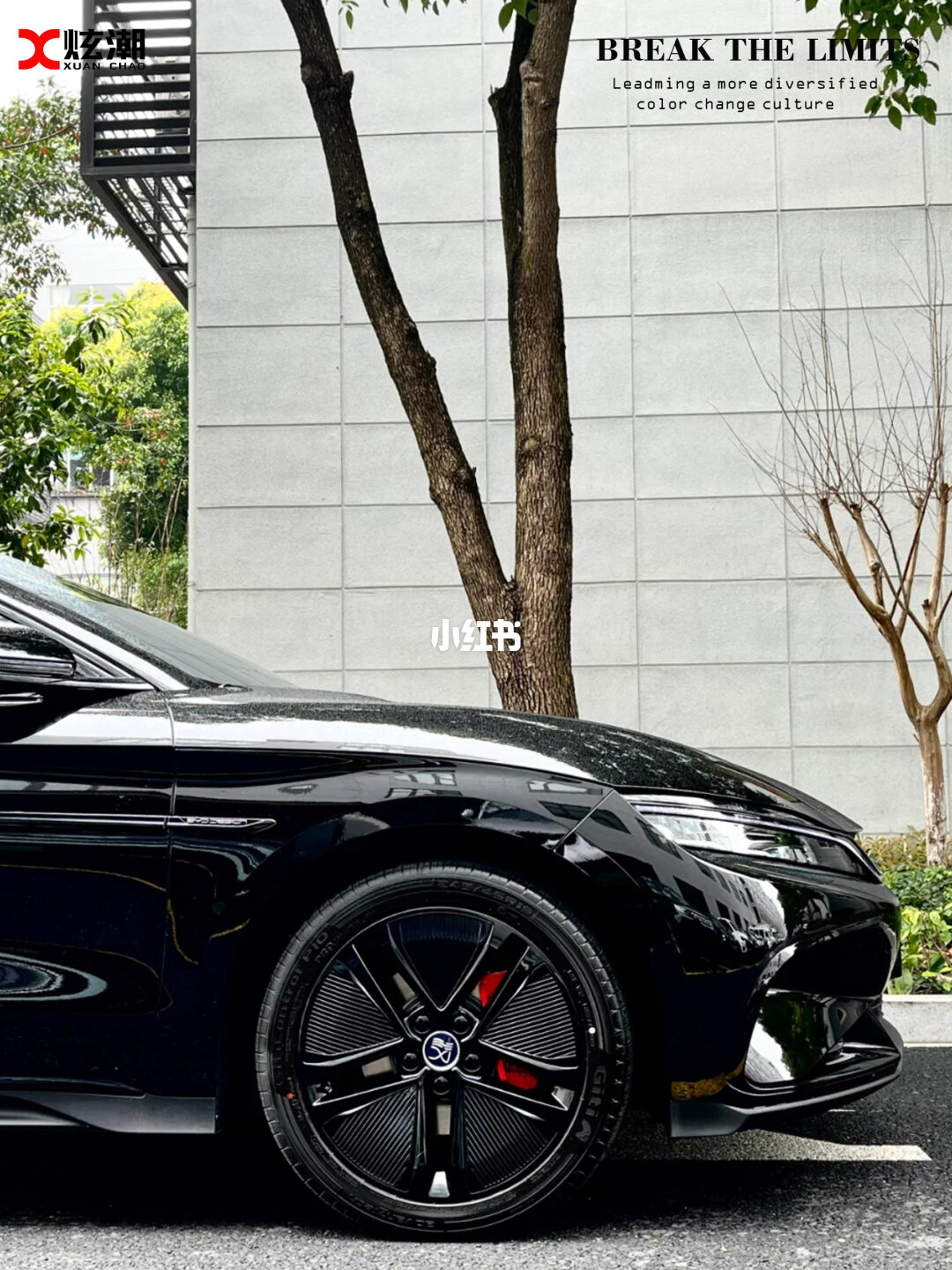 ELOV PPF-CP135 Late Night Black color PPF application on car - image 2
