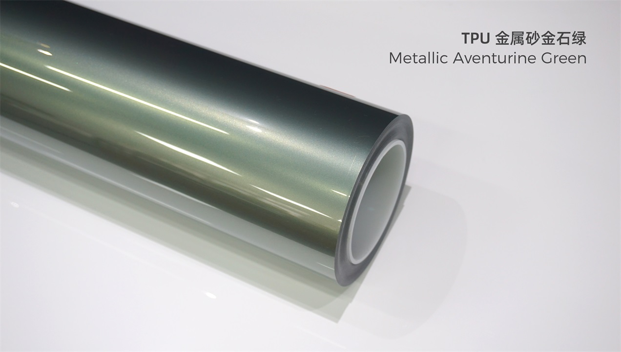 ELOV PPF-CP147 Metallic Aventurine Green color paint protection film roll