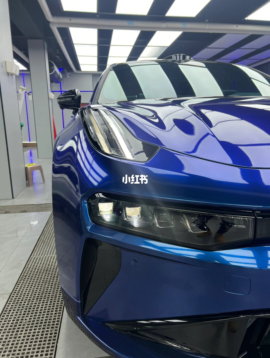 ELOV PPF-CP152 Gentian Blue color PPF application on car - image 2