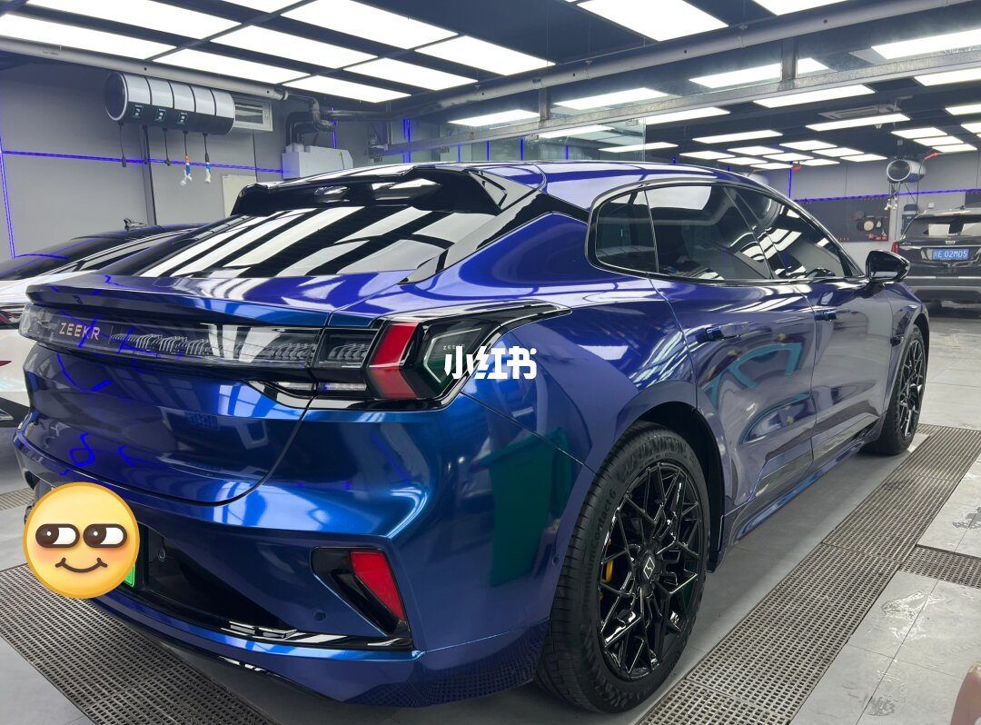 ELOV PPF-CP152 Gentian Blue color PPF application on car - image 4
